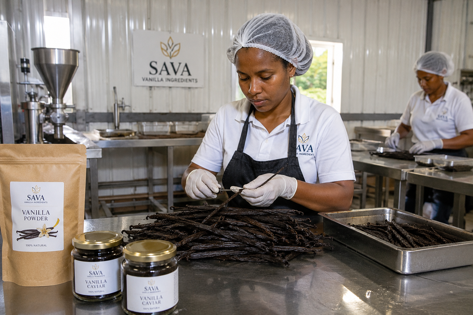 Transformation de vanille à Madagascar : une nouvelle génération de valeur ajoutée 4 sava vanilla ingredients